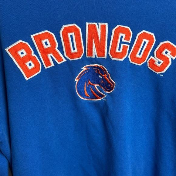 J America vintage Boise State Broncos Sweatshirt blue size Large - Picture 1 of 6